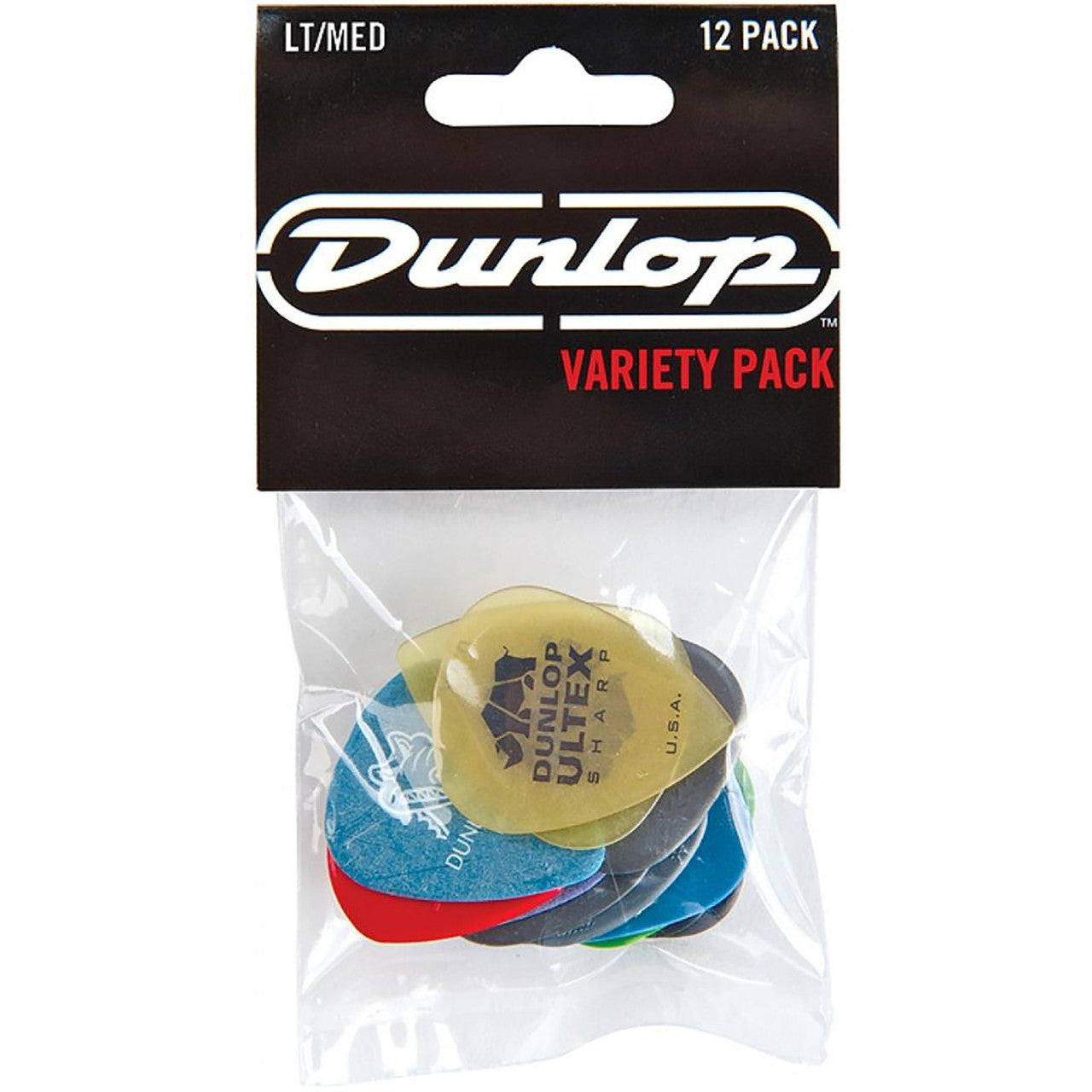 Dunlop PVP101 Light/Medium Pick Variety (12 pack)