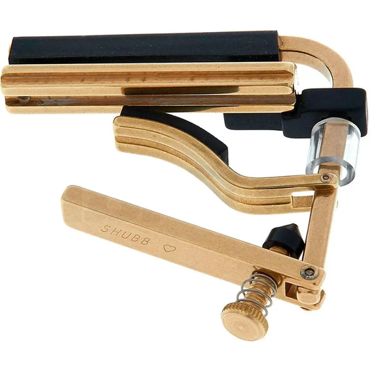 Shubb C6B Dobro Capo for Resophonic Guitars - Brass