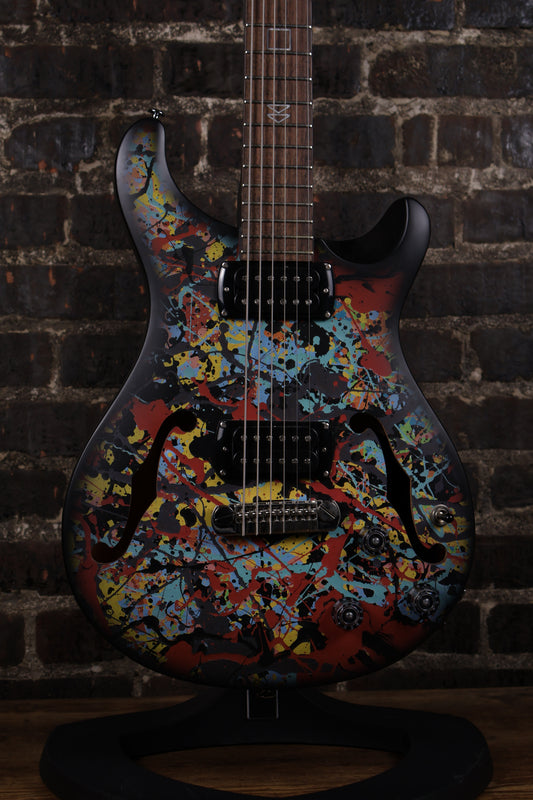 PRS SE Ed Sheeran Hollowbody I Piezo Baritone Electric Guitar - Cosmic Splash