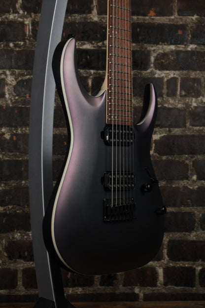 Ibanez RGA Standard RGA742EX 7-String Electric Guitar - Black Aurora Burst Matte