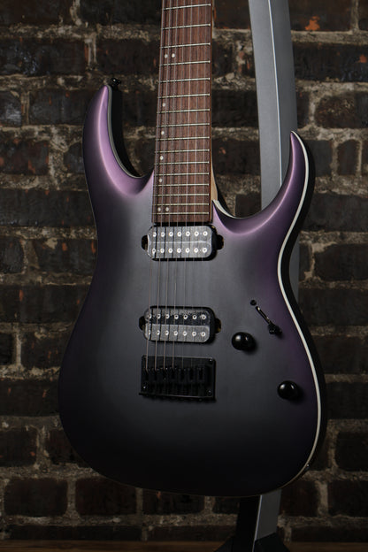 Ibanez RGA Standard RGA742EX 7-String Electric Guitar - Black Aurora Burst Matte