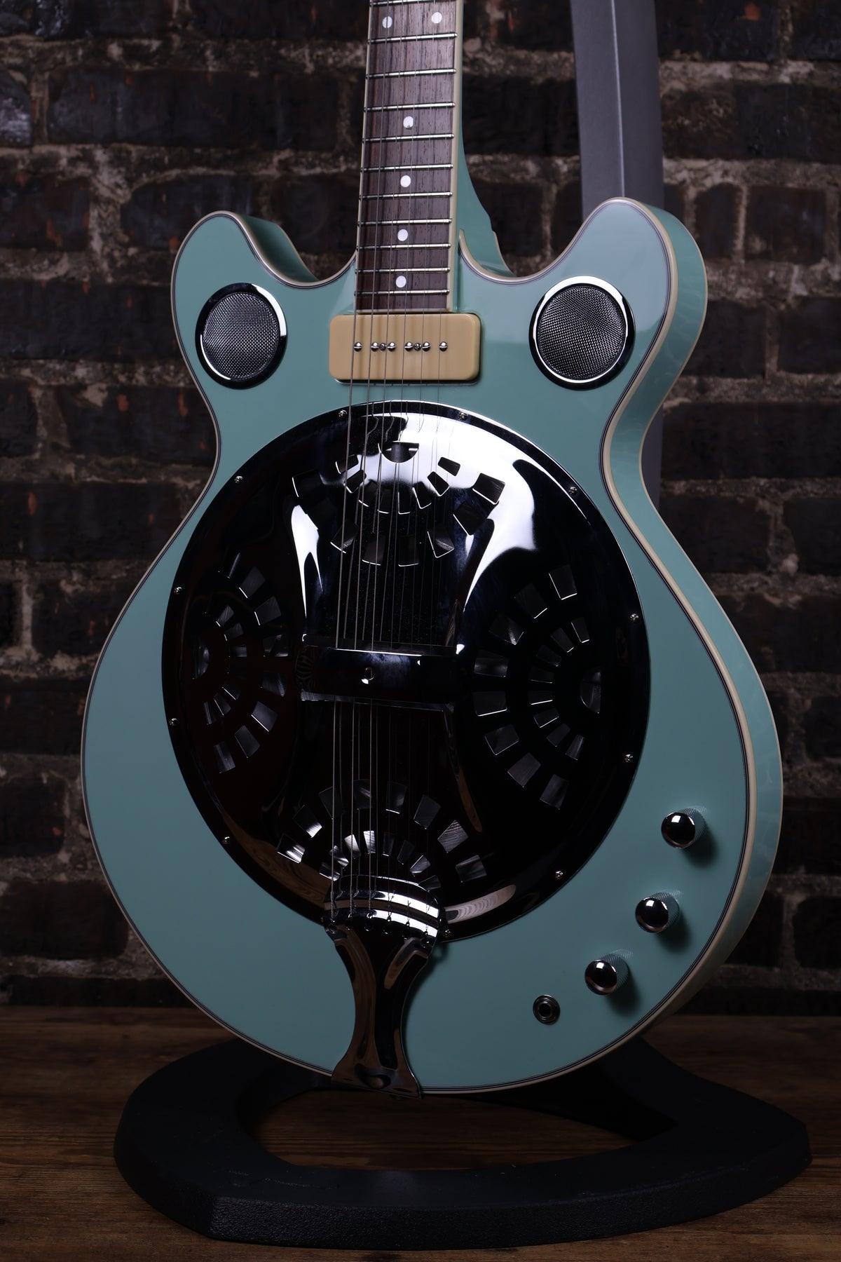 Eastman Delta 6 Electric Resonator Guitar- Sea Foam Green (USED) 2010 - 2020