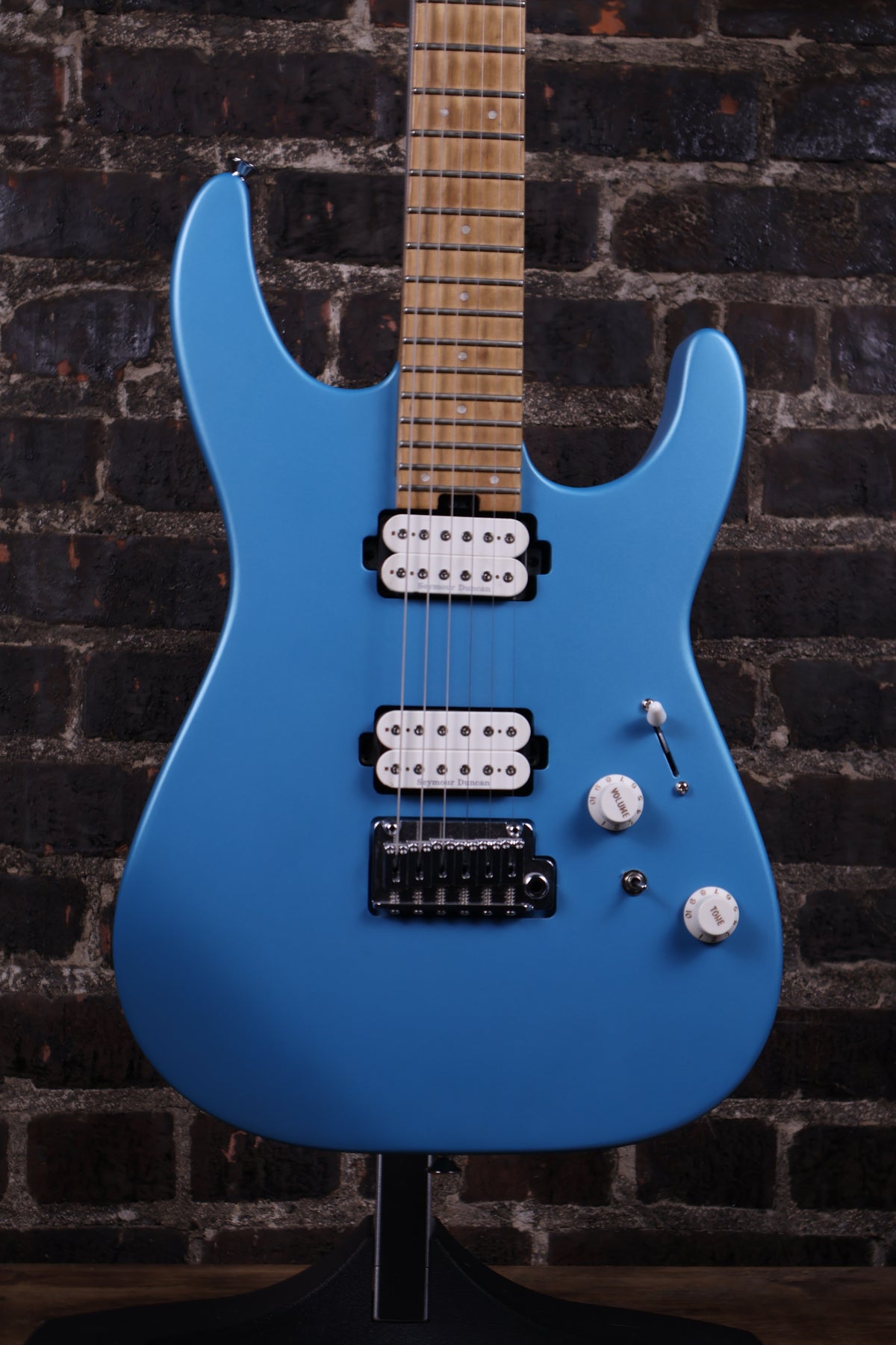 Charvel Pro-Mod DK24 HH 2PT CM Electric Guitar Matte Blue Frost