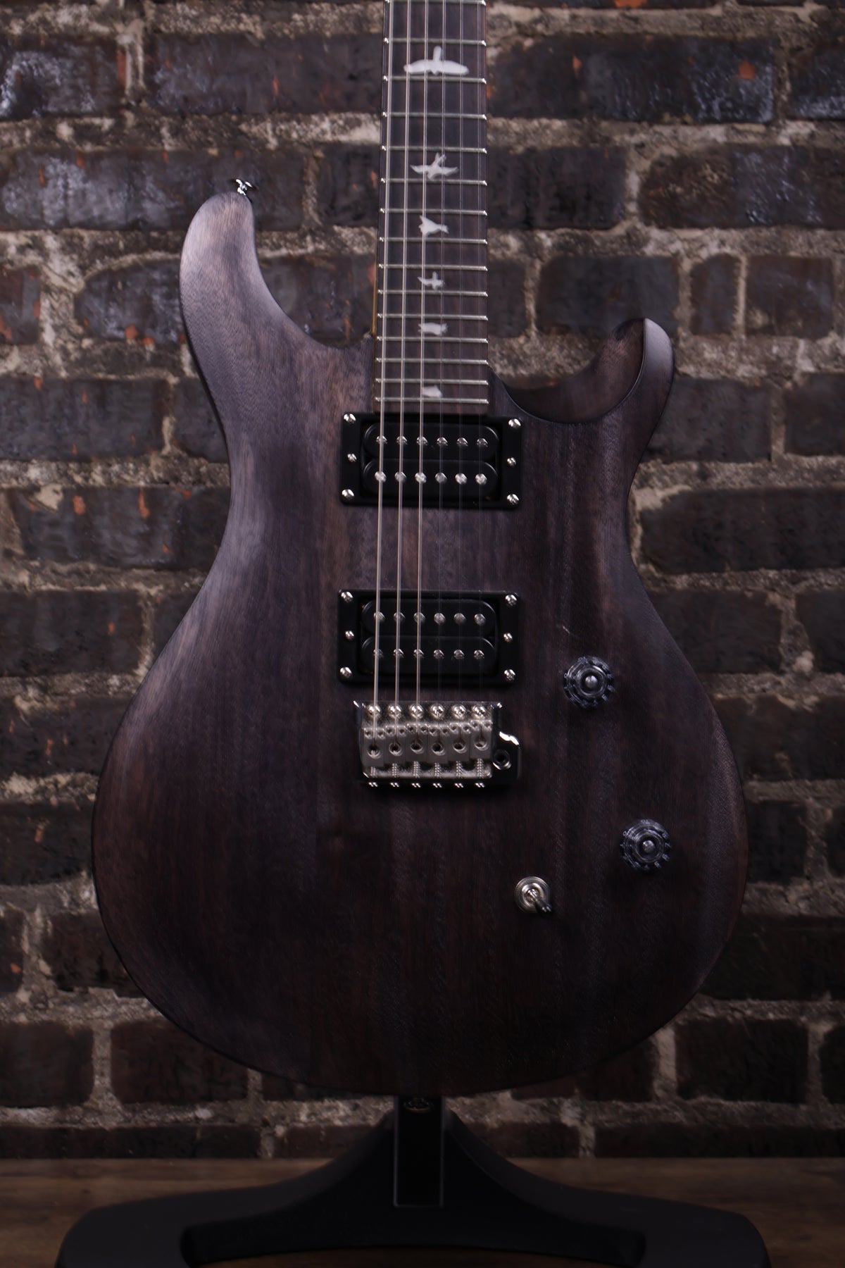 PRS SE CE24 Standard Stoptail Satin Electric Guitar - Charcoal