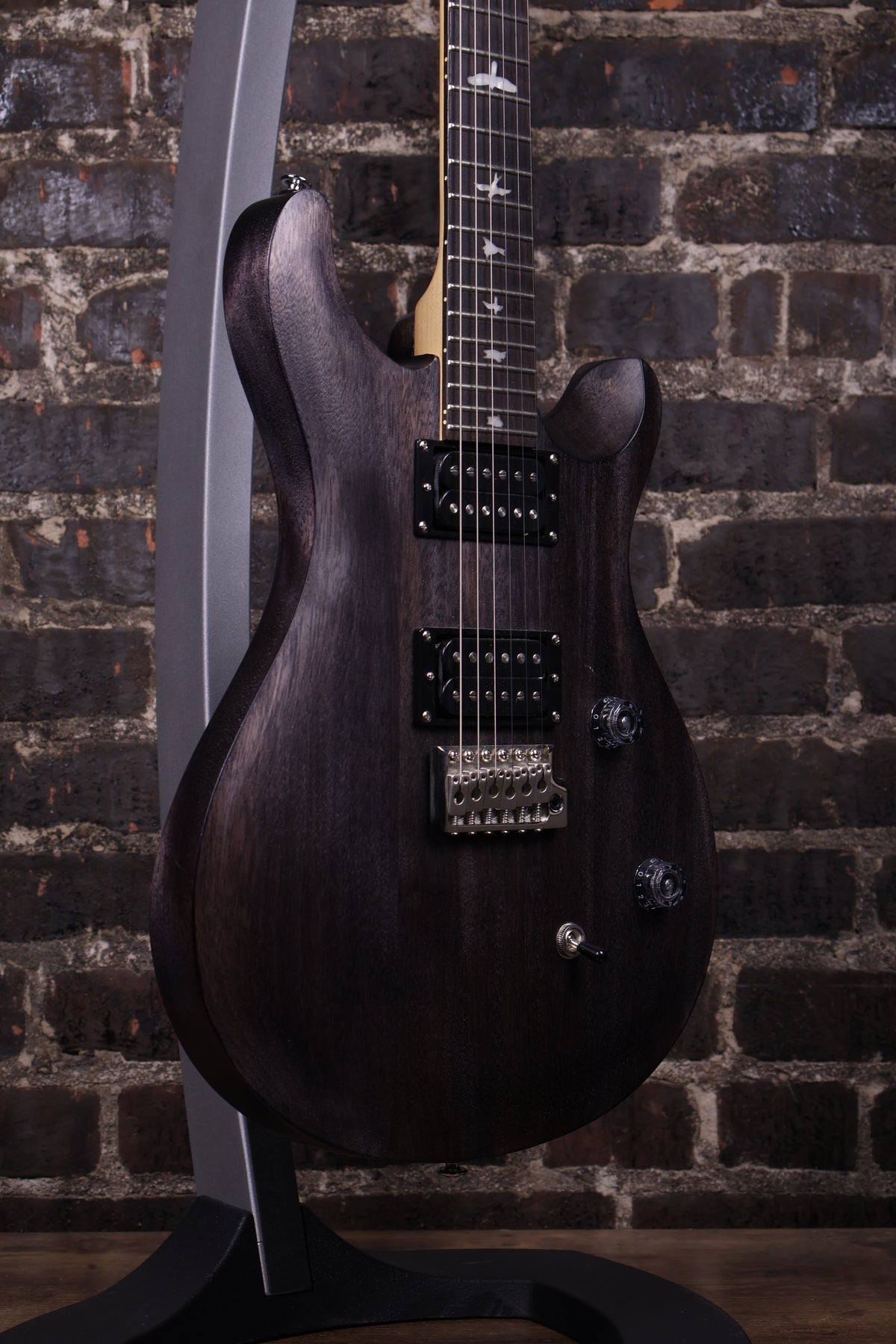 PRS SE CE24 Standard Stoptail Satin Electric Guitar - Charcoal