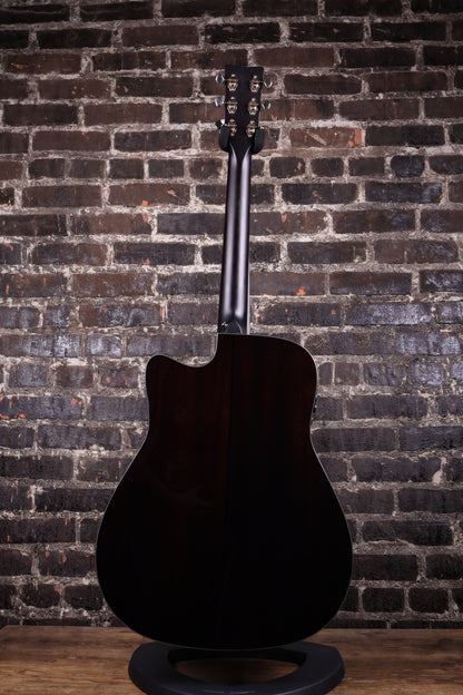 Yamaha TAG3 C TransAcoustic Dreadnought Cutaway Acoustic-Electric Guitar Sand Burst