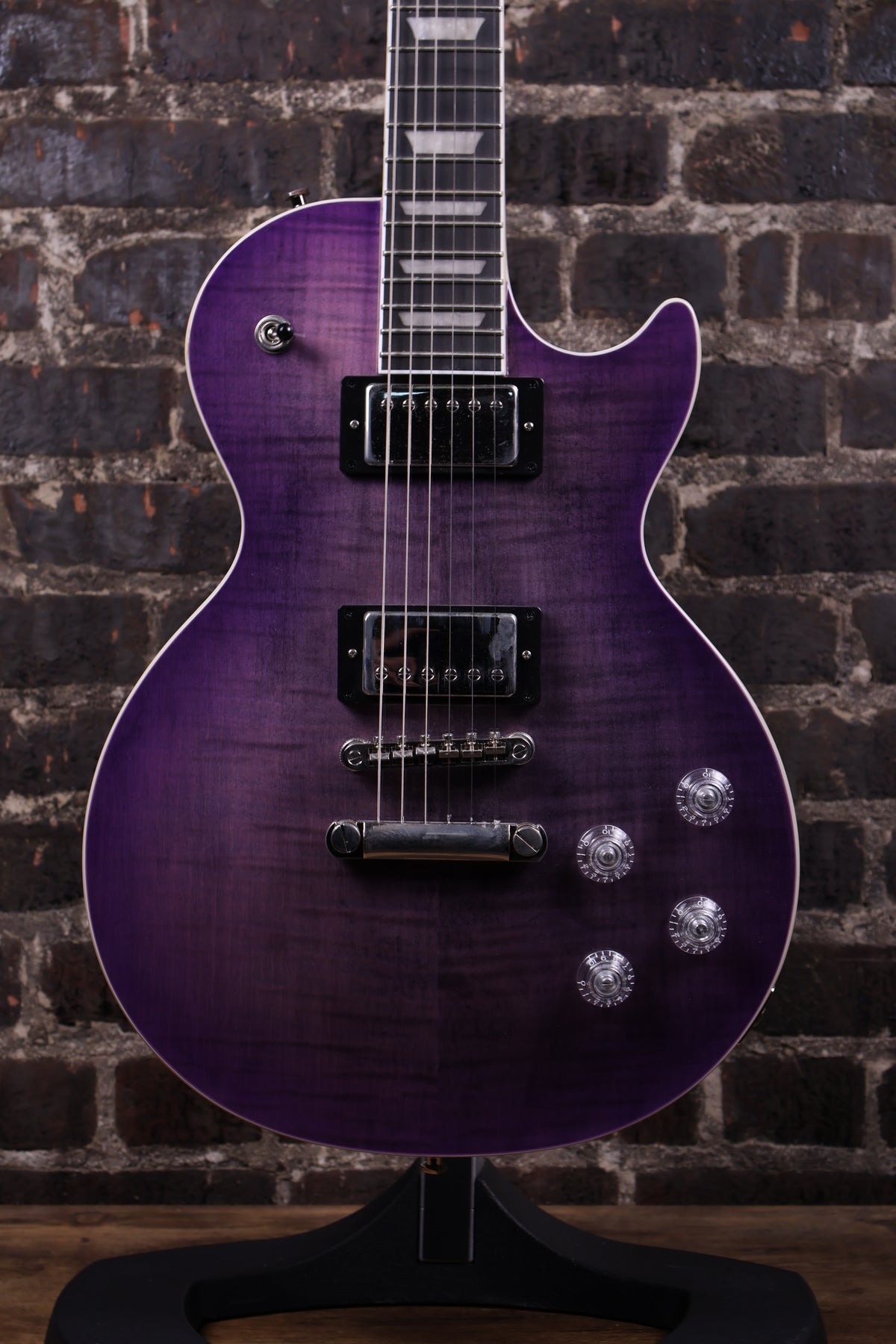 Epiphone Les Paul Modern Figured Electric Guitar Purple Burst