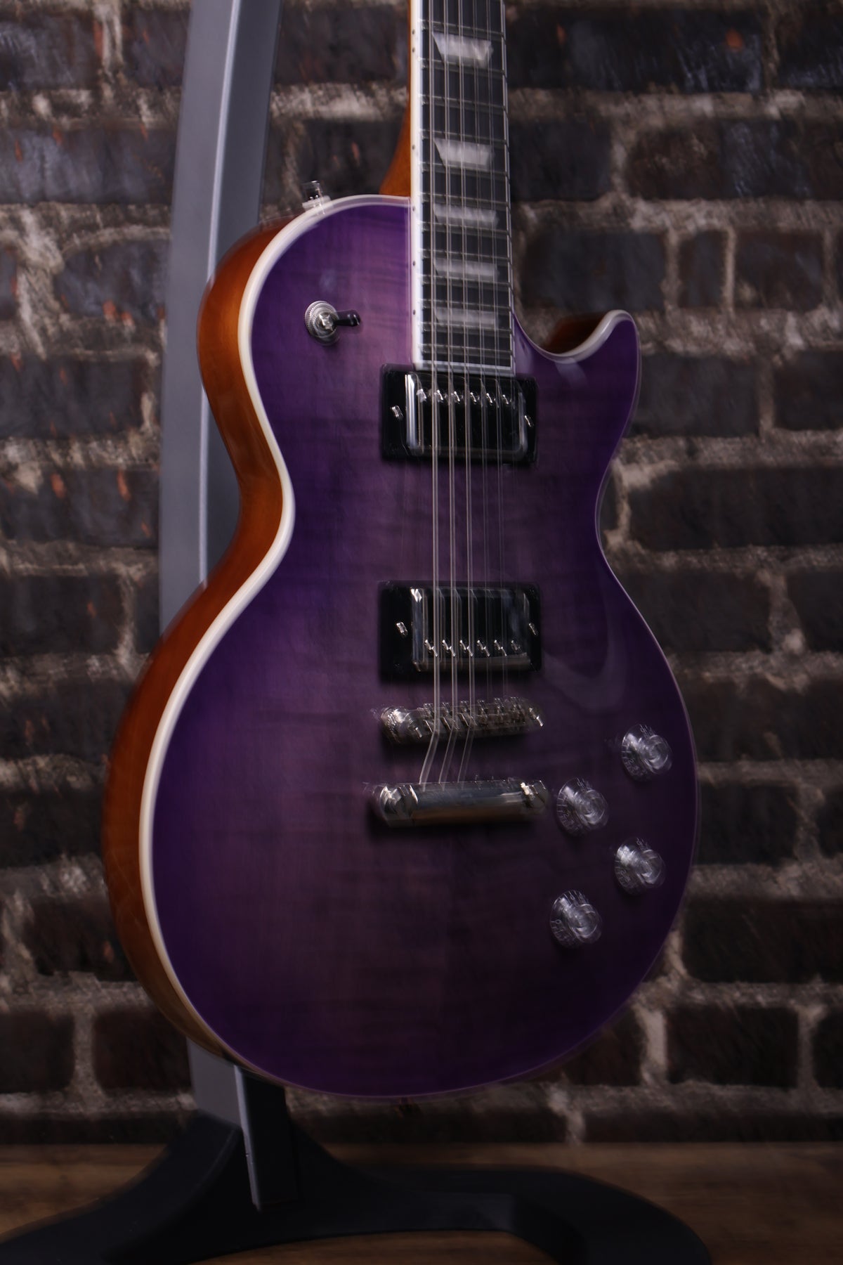 Epiphone Les Paul Modern Figured Electric Guitar Purple Burst