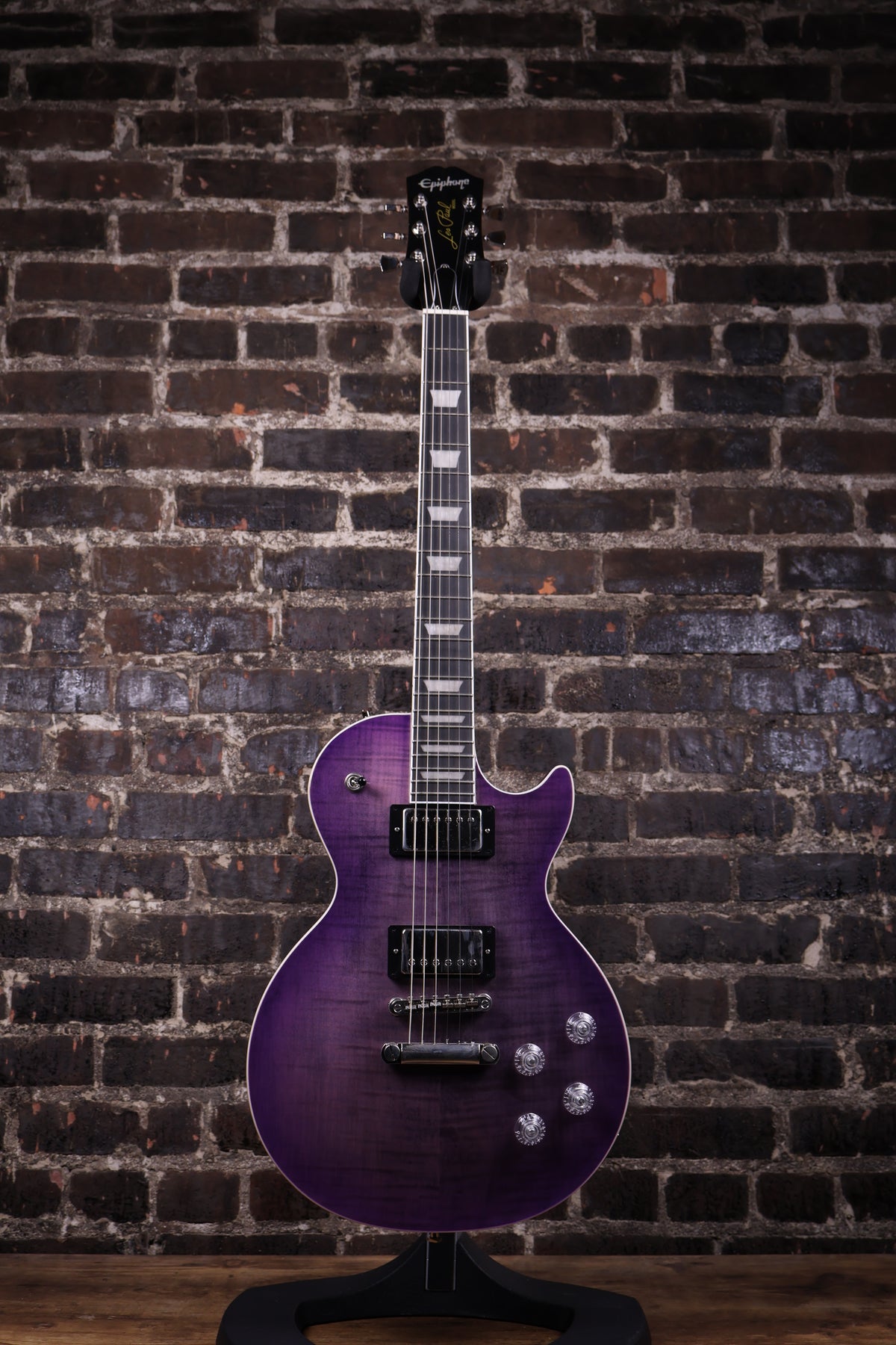 Epiphone Les Paul Modern Figured Electric Guitar Purple Burst