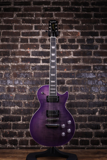 Epiphone Les Paul Modern Figured Electric Guitar Purple Burst