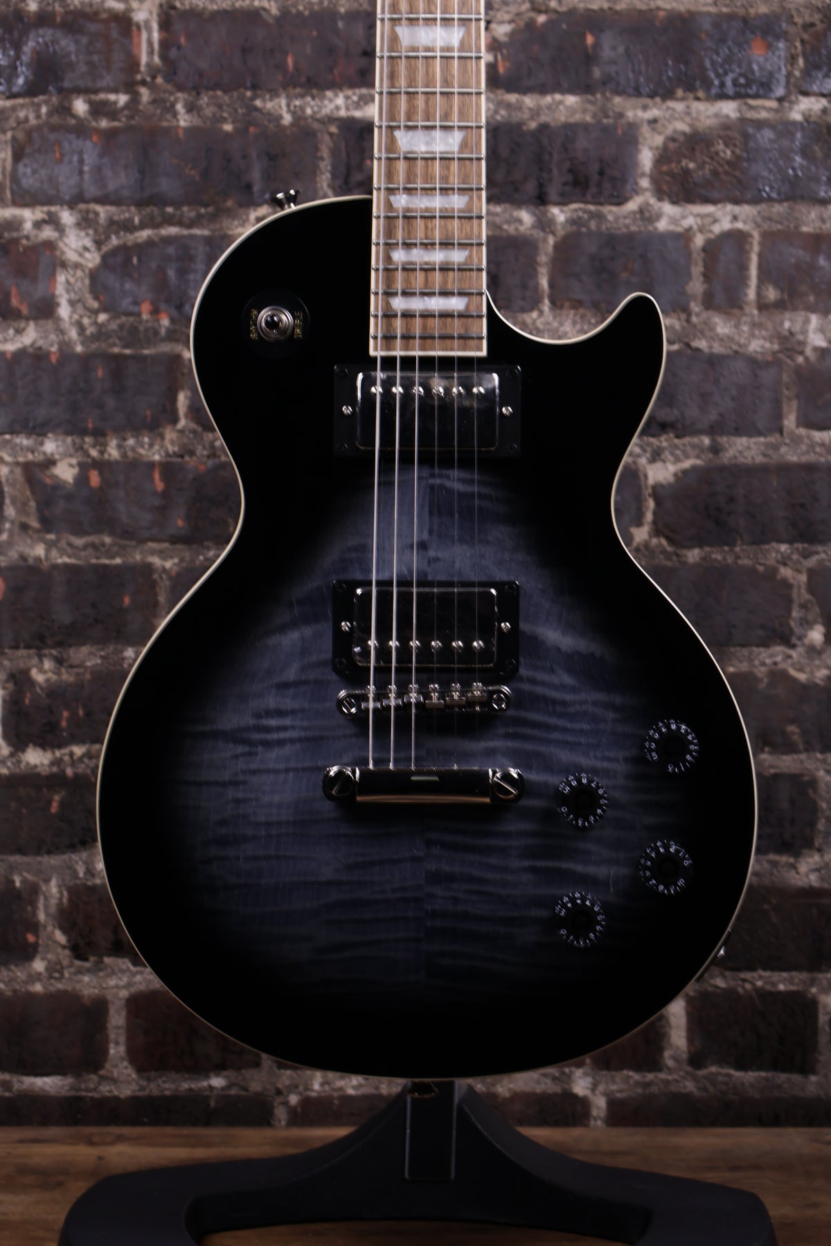 Epiphone Les Paul Tribute Plus Electric Guitar - Transparent Ebony