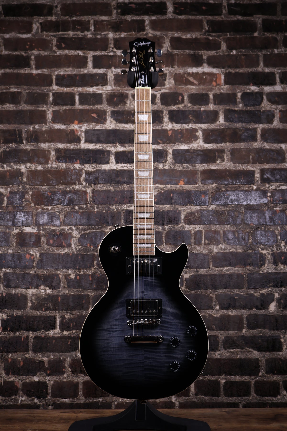 Epiphone Les Paul Tribute Plus Electric Guitar - Transparent Ebony