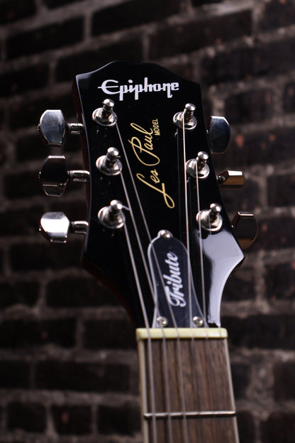 Epiphone Les Paul Tribute Plus Electric Guitar - Transparent Ebony