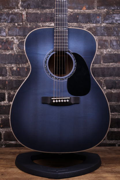 Martin CEO-11 0000 Grand Auditorium Acoustic-Electric Guitar - New Horizons Blue Burst