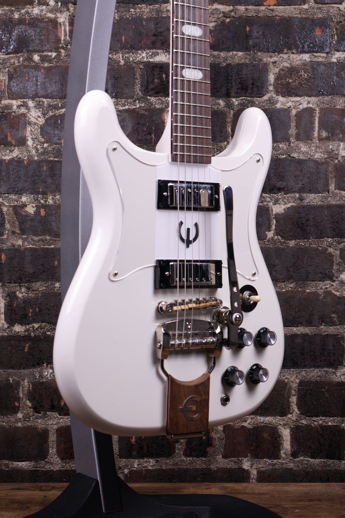 Epiphone Crestwood Custom (Tremotone) Electric Guitar - Polaris White (B-Stock)