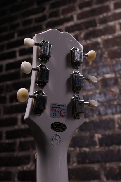Epiphone Crestwood Custom (Tremotone) Electric Guitar - Polaris White (B-Stock)