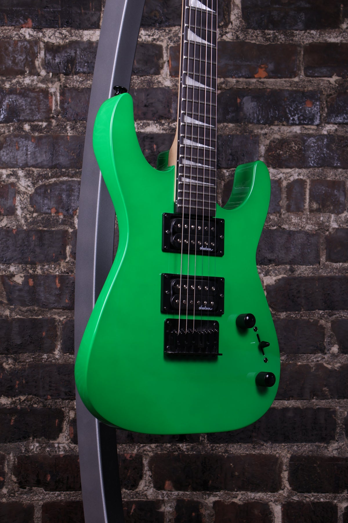 Jackson JS1X Minion Neon Green Solid Body Electric Guitar (USED)