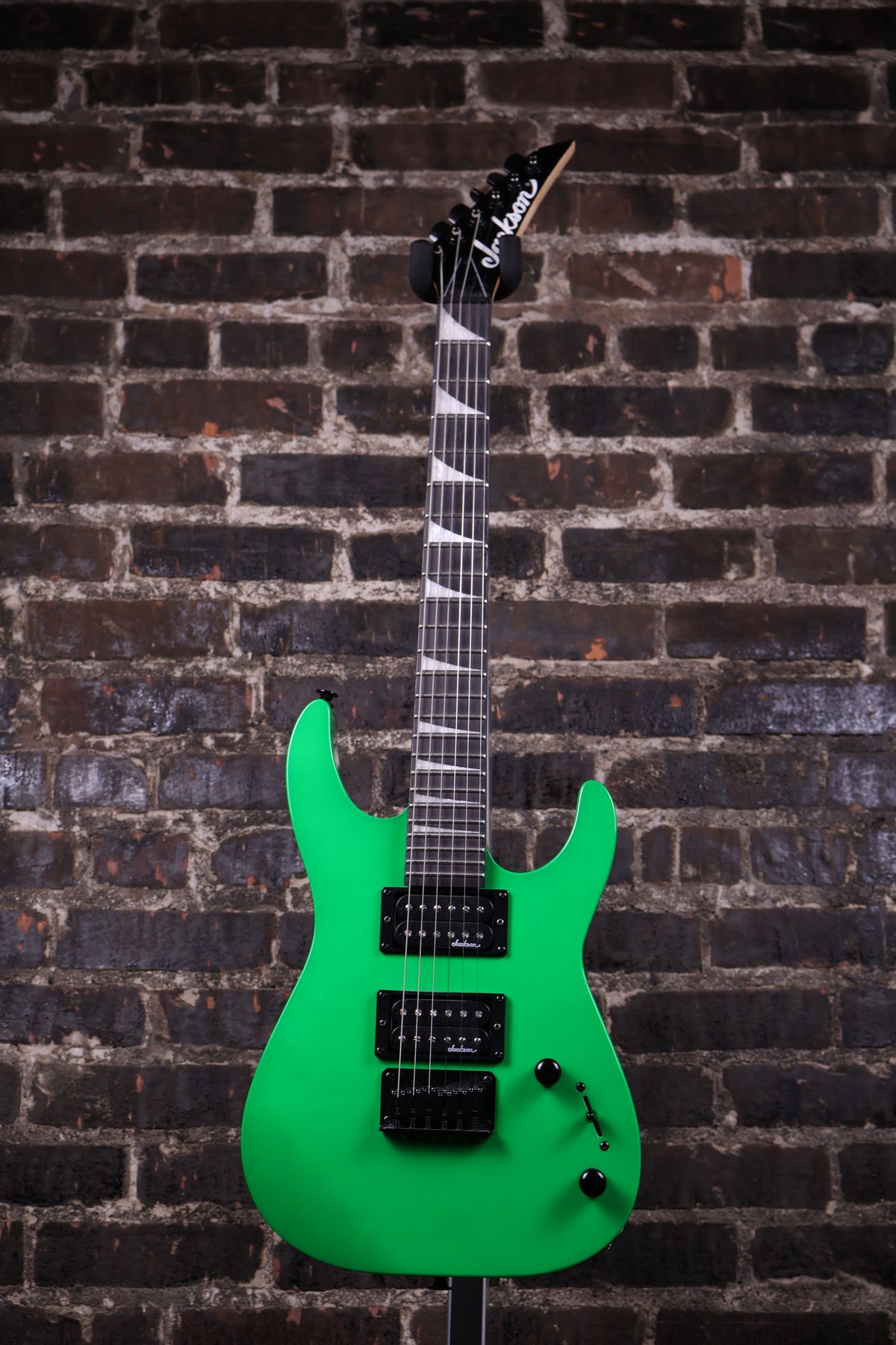 Jackson JS1X Minion Neon Green Solid Body Electric Guitar (USED)