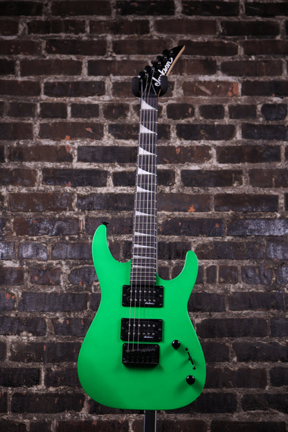 Jackson JS1X Minion Neon Green Solid Body Electric Guitar (USED)