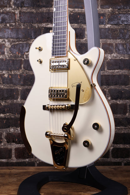 Gretsch G6134T-58 Vintage Select '58 Penguin With Bigsby Hollowbody Electric Guitar White (USED)