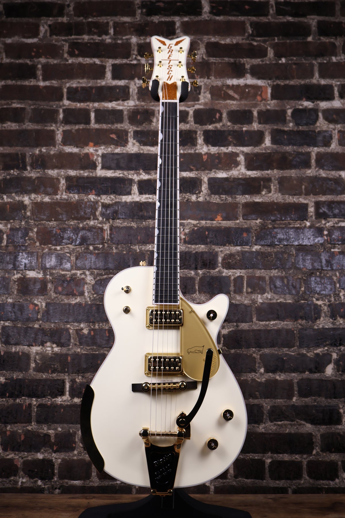 Gretsch G6134T-58 Vintage Select '58 Penguin With Bigsby Hollowbody Electric Guitar White (USED)