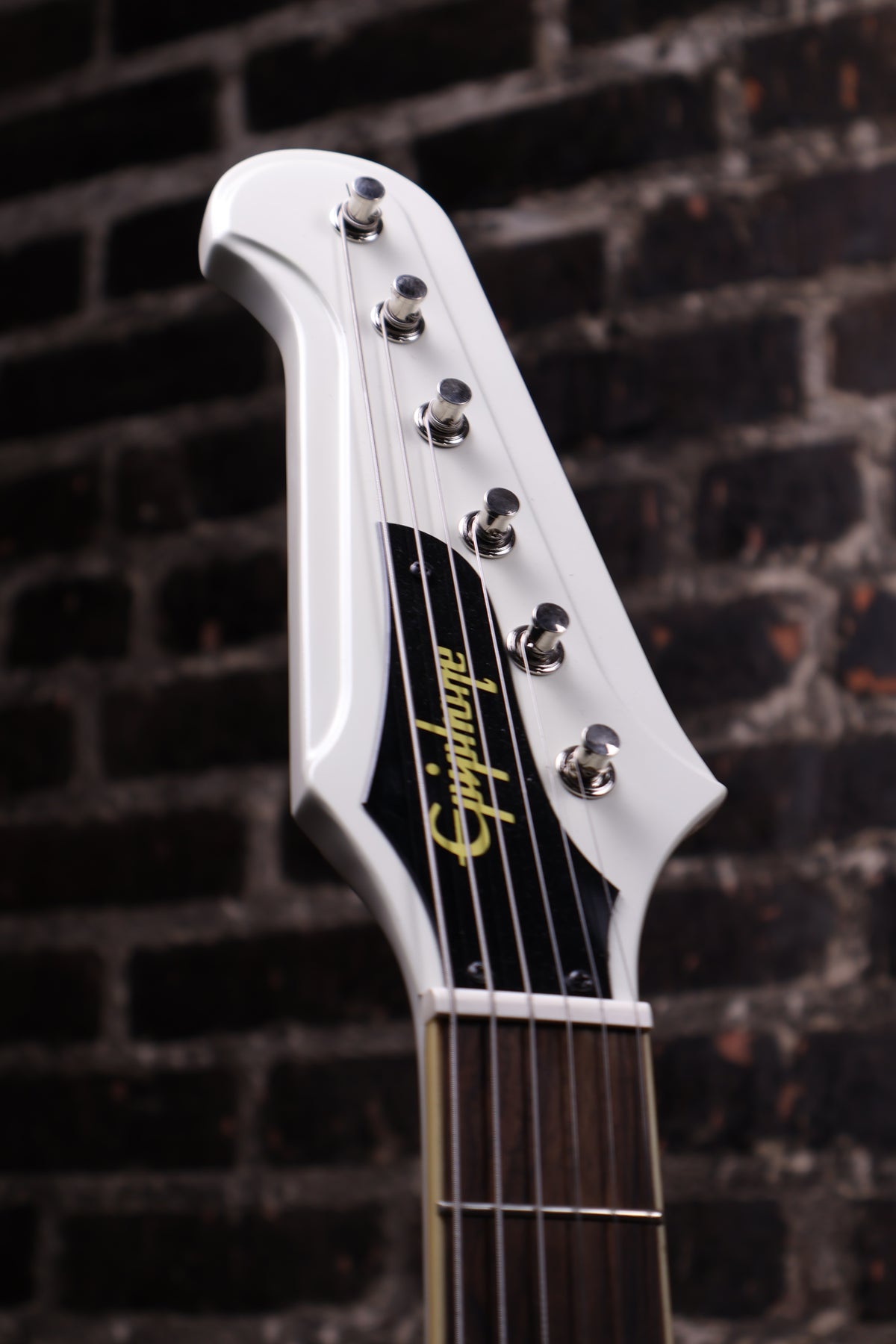 Epiphone 1963 Firebird V Reissue With Maestro Vibrola Electric Guitar Polaris White (USED)