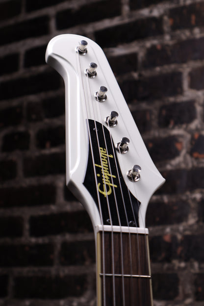 Epiphone 1963 Firebird V Reissue With Maestro Vibrola Electric Guitar Polaris White (USED)
