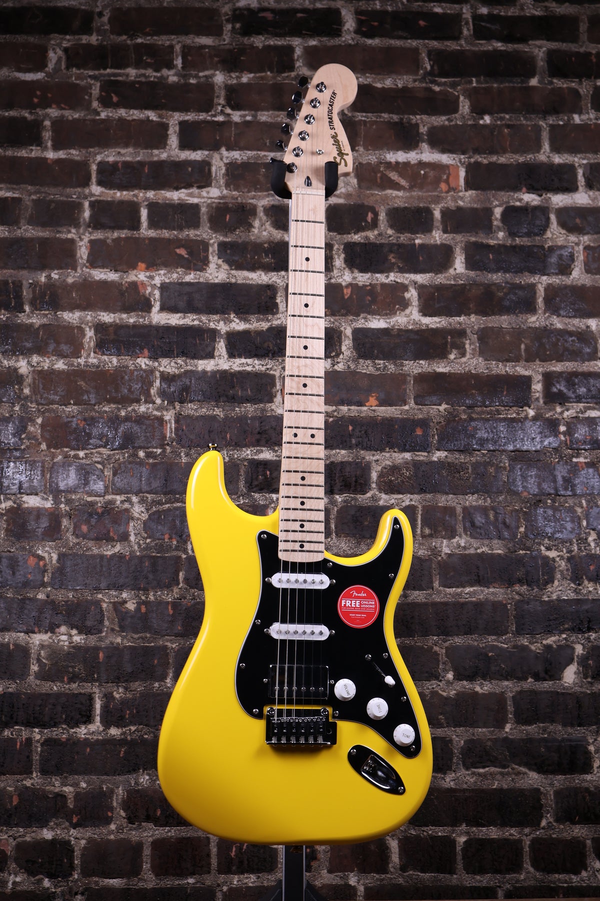 Squier FSR Affinity Stratocaster Electric Guitar - HSS - Graffiti Yellow 040