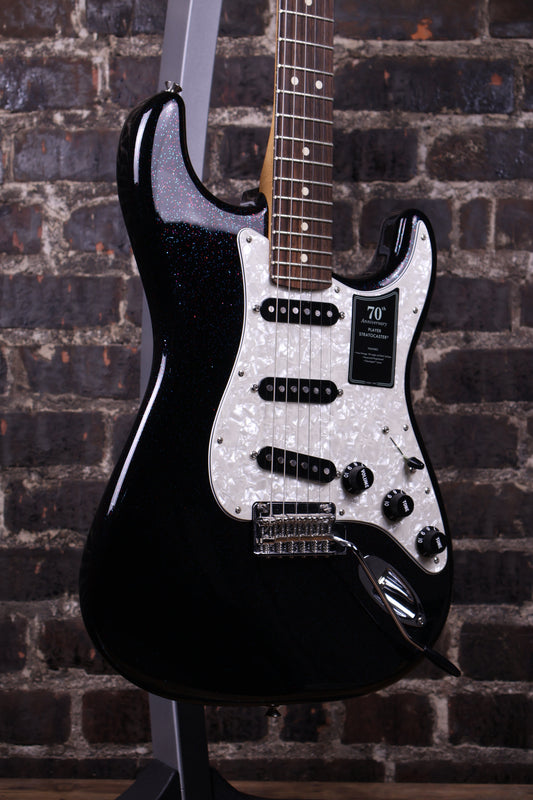 Fender 70th Anniversary Player Series Stratocaster, Rosewood Fingerboard - Nebula Noir