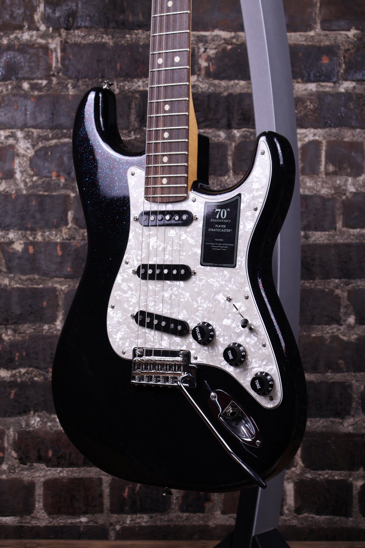 Fender 70th Anniversary Player Series Stratocaster, Rosewood Fingerboard - Nebula Noir