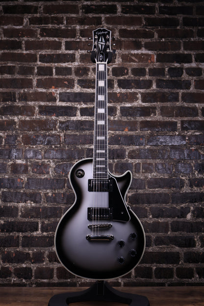 Epiphone Les Paul Custom Limited-Edition Electric Guitar - Silver Burst (USED)