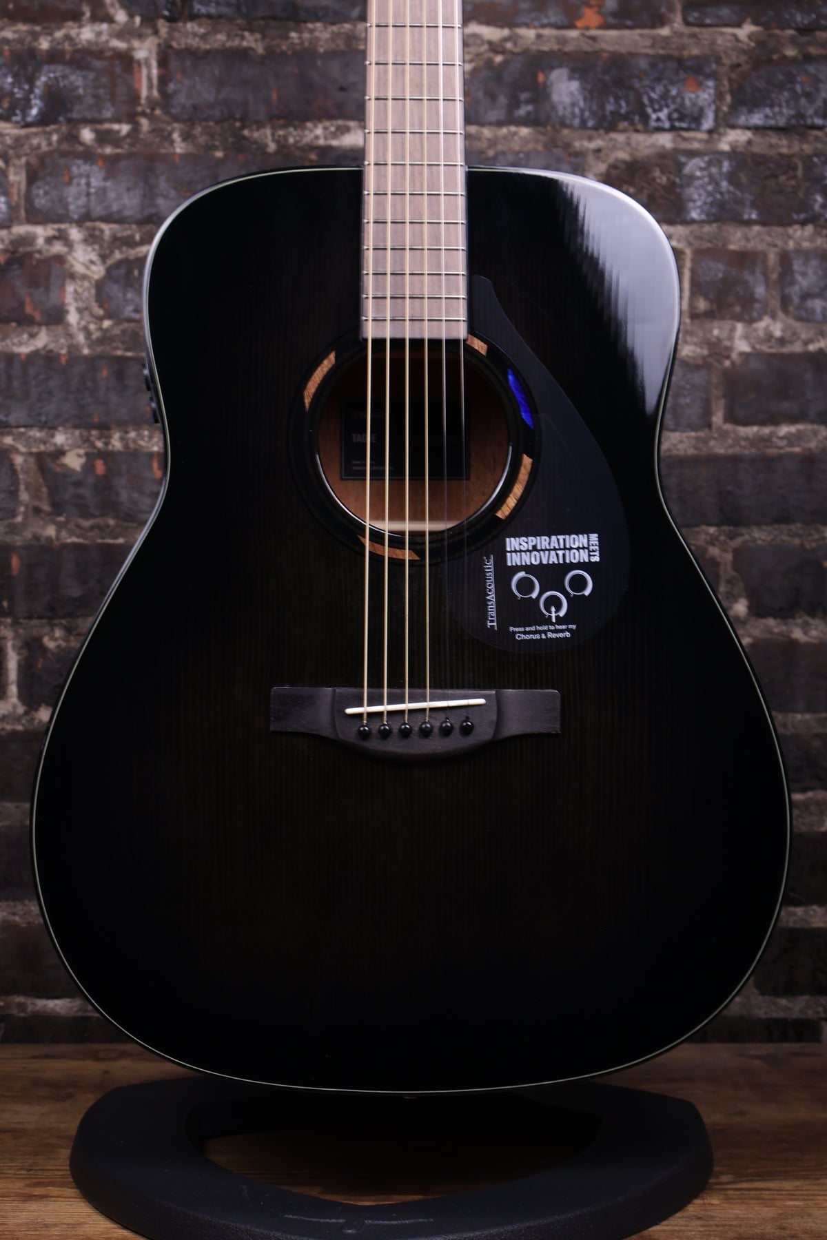 Yamaha TAG1E Element TransAcoustic Dreadnought Acoustic-Electric Guitar - Translucent Black