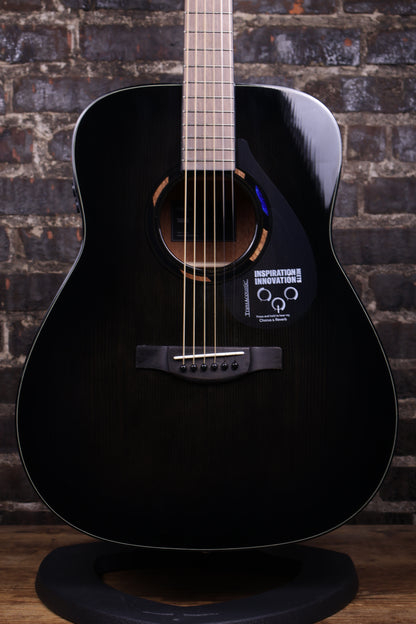 Yamaha TAG1E Element TransAcoustic Dreadnought Acoustic-Electric Guitar - Translucent Black