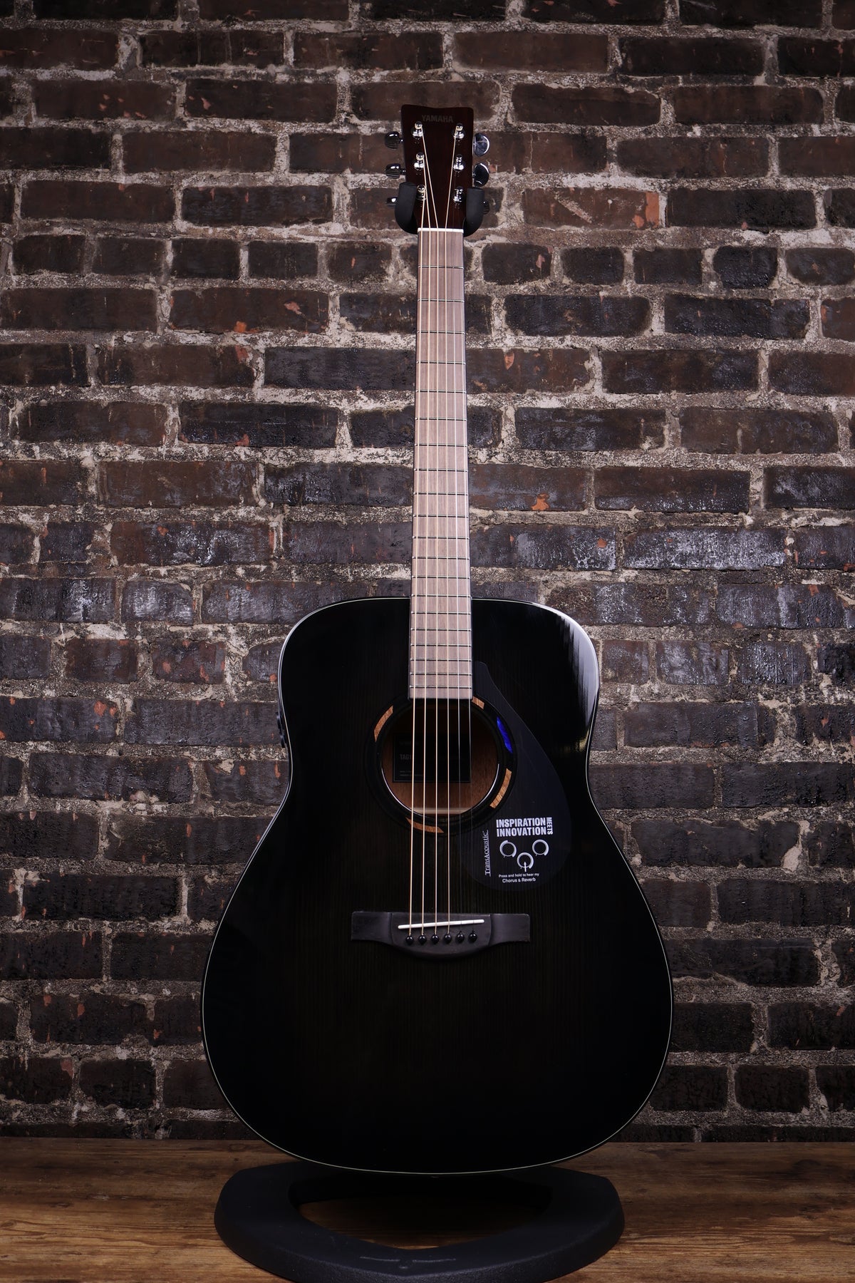 Yamaha TAG1E Element TransAcoustic Dreadnought Acoustic-Electric Guitar - Translucent Black