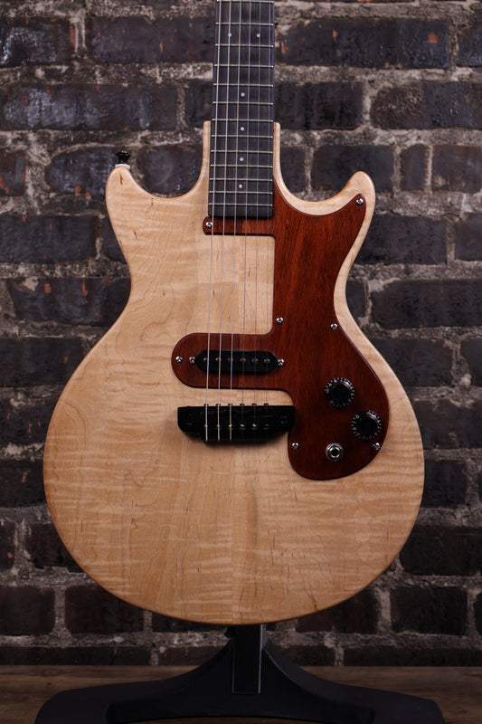 Gentner DGMMFM1 Custom Single PU Double Cut Flame Maple Electric Guitar (USED)
