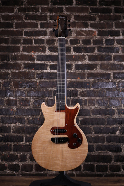Gentner DGMMFM1 Custom Single PU Double Cut Flame Maple Electric Guitar (USED)