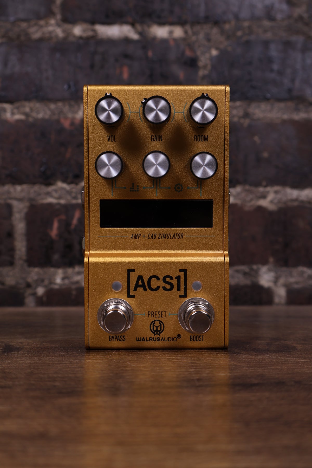 Walrus Audio Mako Series ACS1 Amp + Cab Simulator MKII Pedal - Gold (USED)