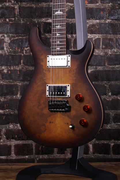 PRS SE Exotic DGT Laurel Burl Electric Guitar - McCarty Tobacco Burst w/Gig Bag