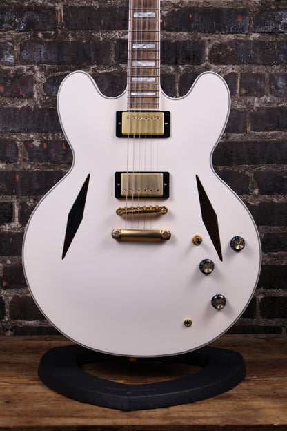 Epiphone Emily Wolfe Sheraton White Hollow Body Electric Guitar (USED)