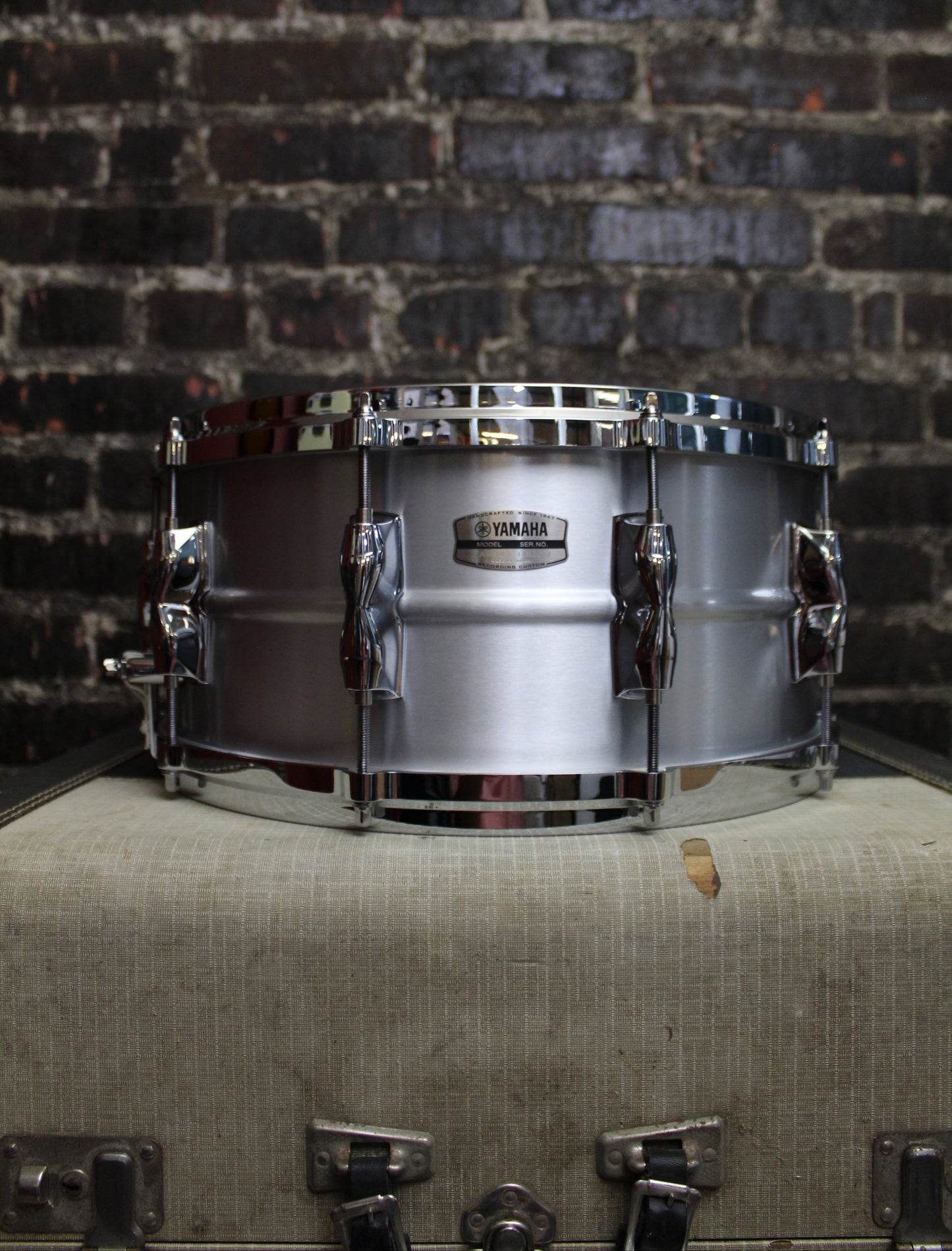 Yamaha Recording Custom Aluminum Snare Drum - 6.5 x 14-inch - Brushed