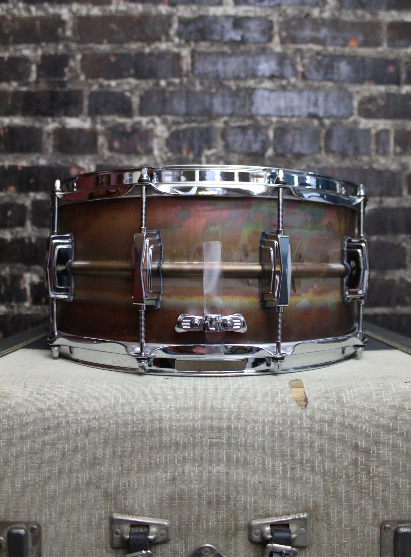 Ludwig LB552R 6.5x14" Raw Bronze Snare Drum