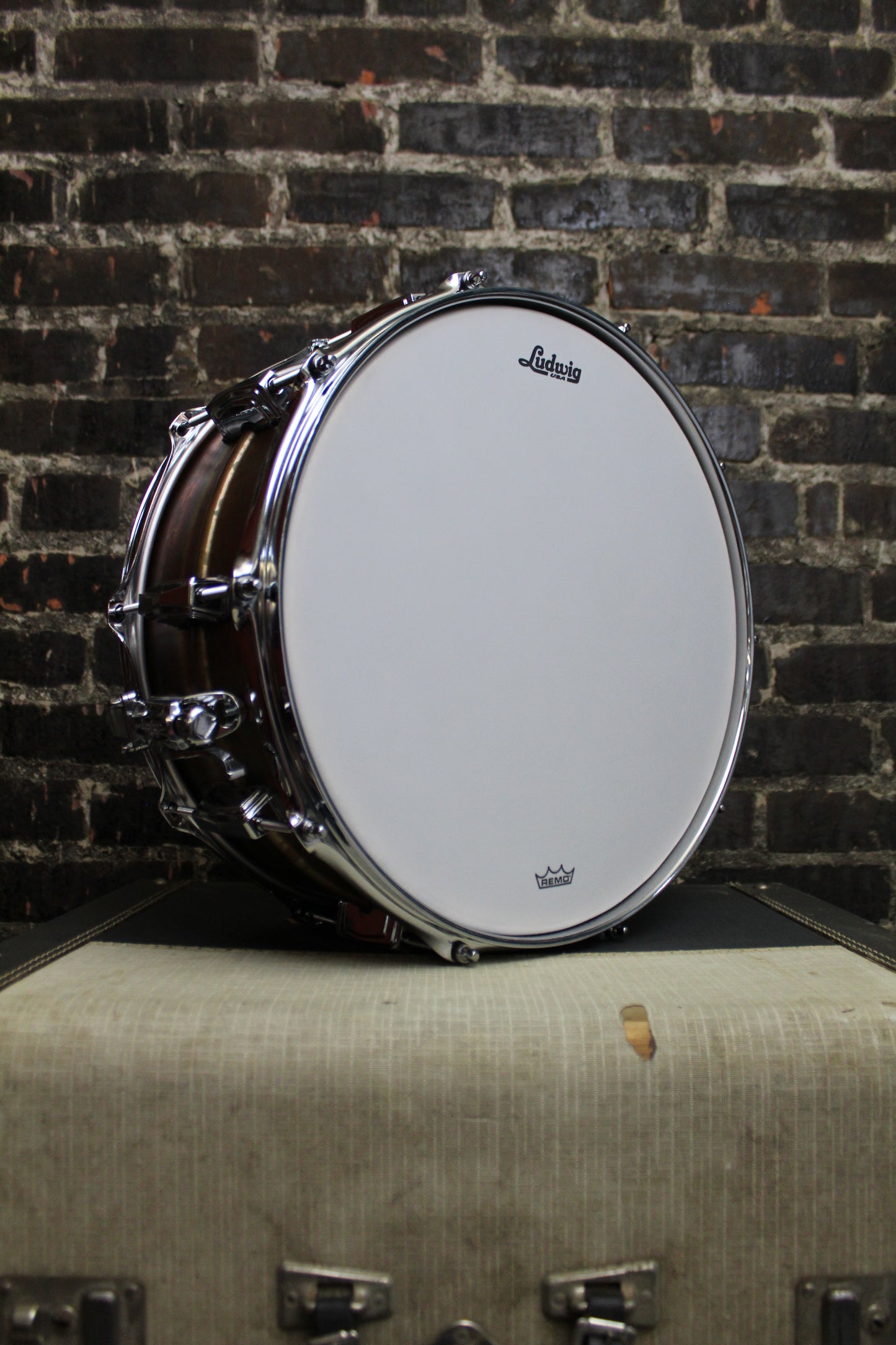 Ludwig LB552R 6.5x14" Raw Bronze Snare Drum