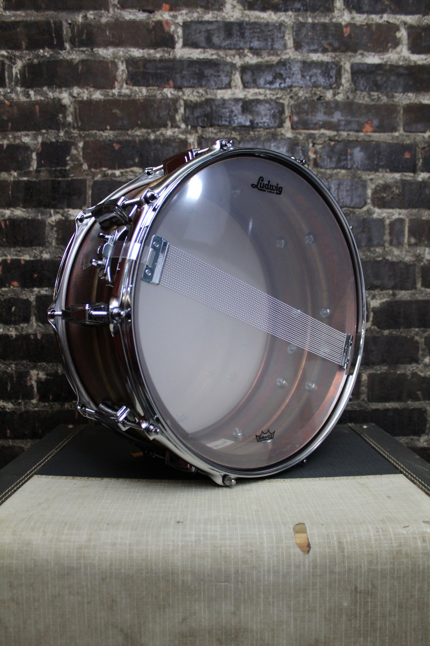 Ludwig LB552R 6.5x14" Raw Bronze Snare Drum