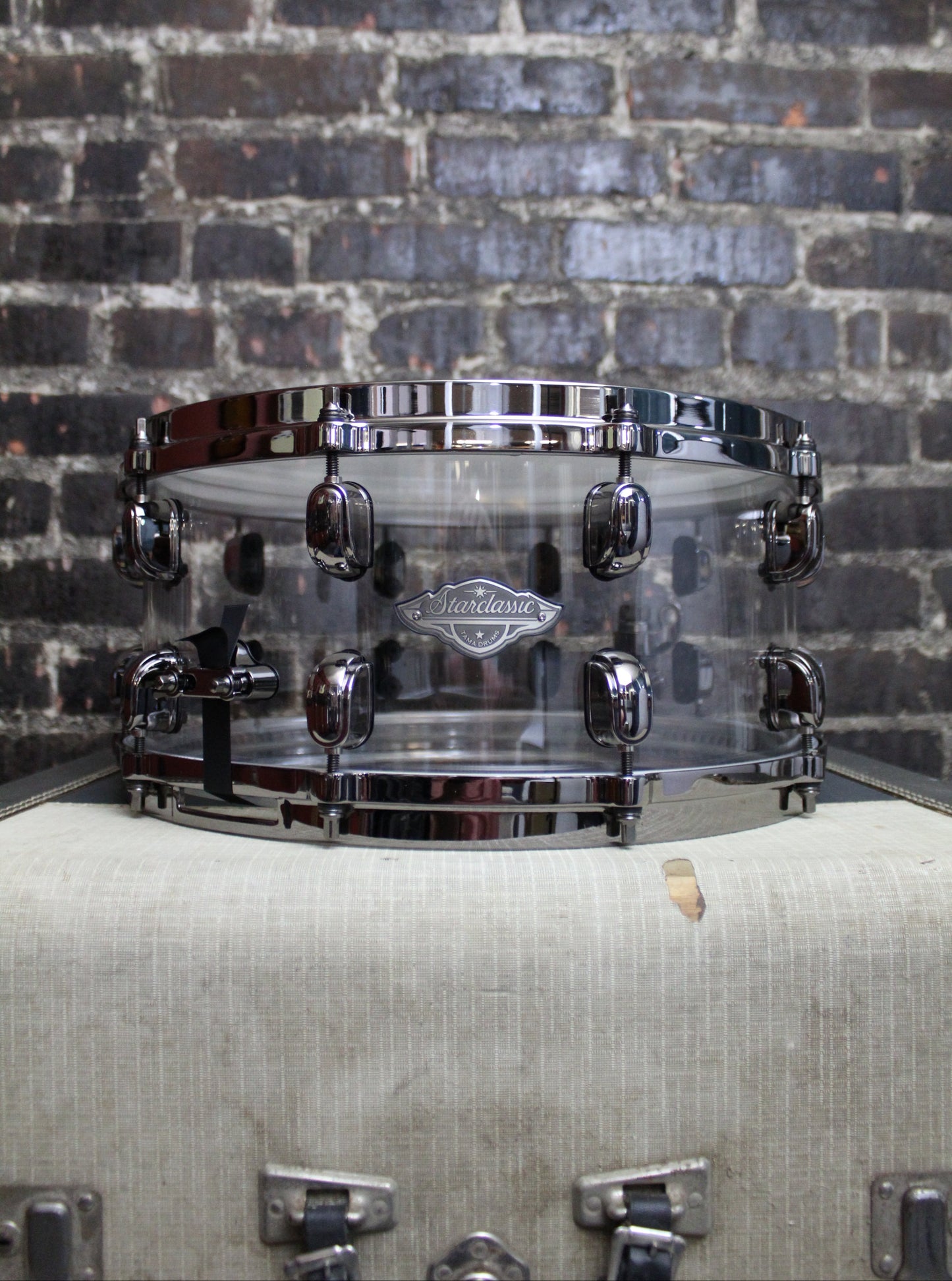 TAMA 50th Limited Starclassic Mirage Snare Drum 14 x 6.5 in. Crystal Ice