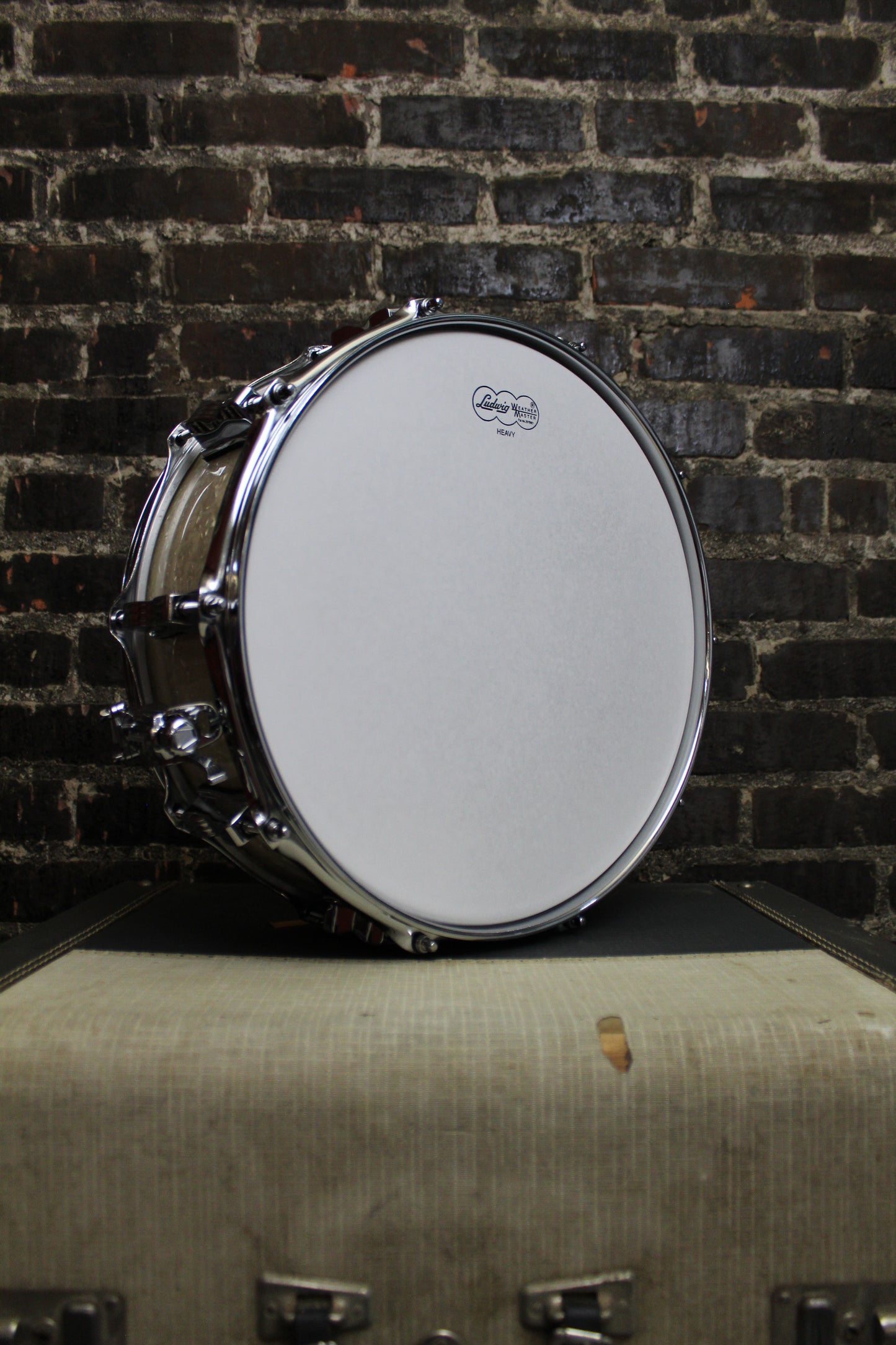 Ludwig Classic Maple Snare Drum - 5 x 14-inch - Vintage White Marine