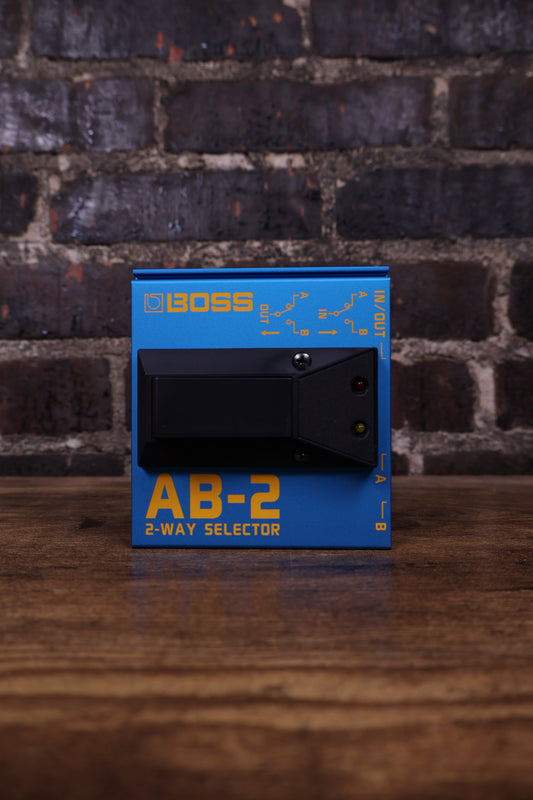 BOSS AB2 2-Way Selector Pedal with 1-Click Operation and Silent Switching