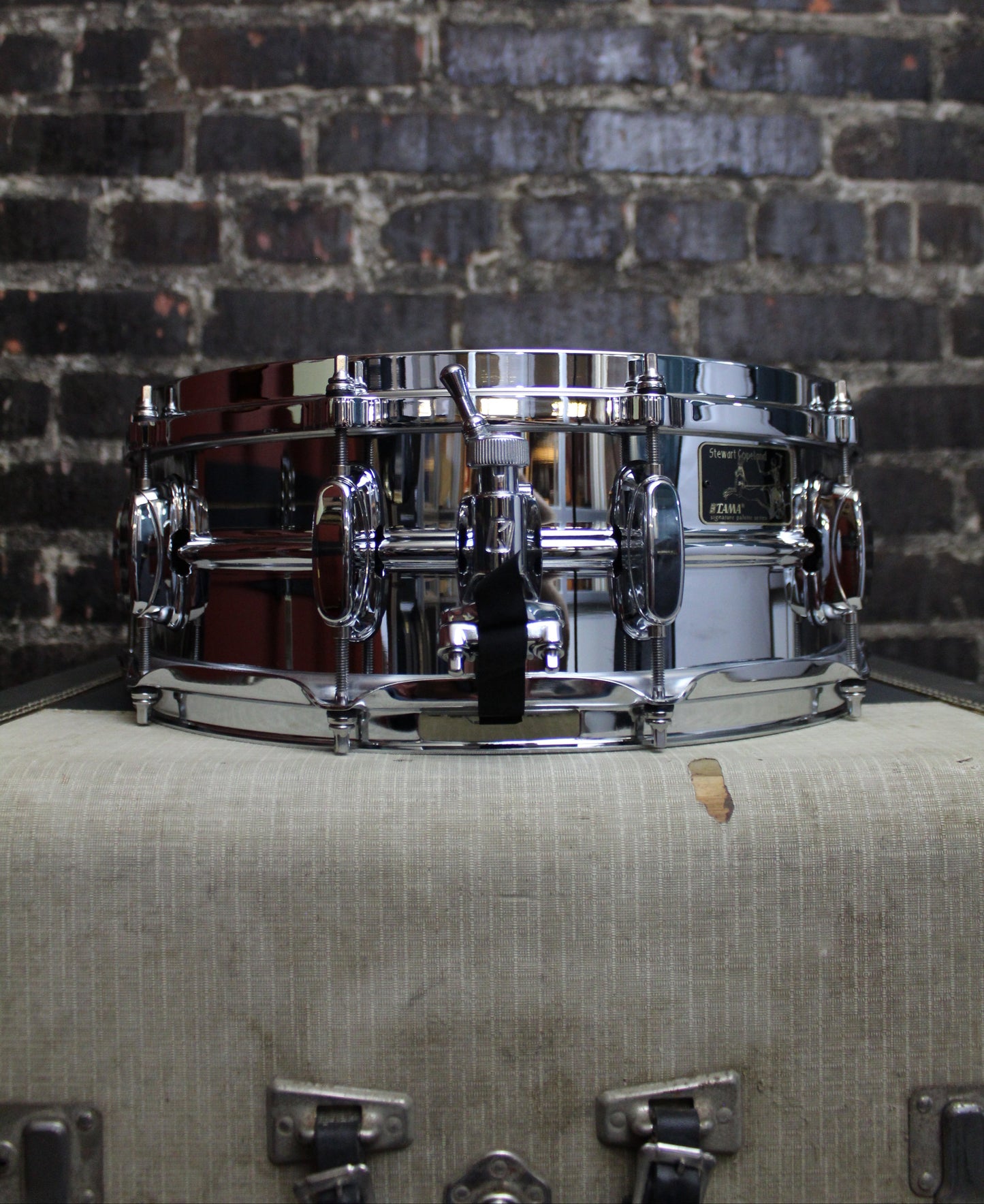 Tama Stewart Copeland Signature Brass 5 x 14 inch Snare - Chrome