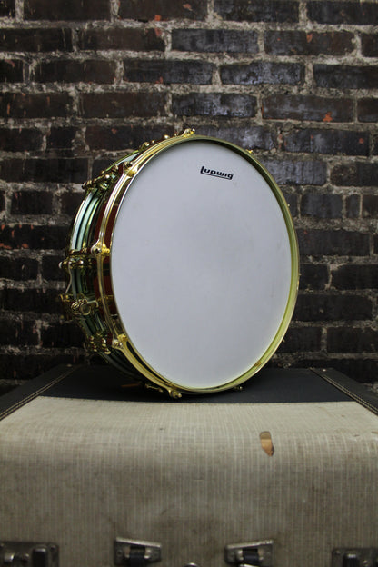 Ludwig Carl Palmer "Venus" Signature Snare Drum - 3.7 x 14 inches, Lacquered Green