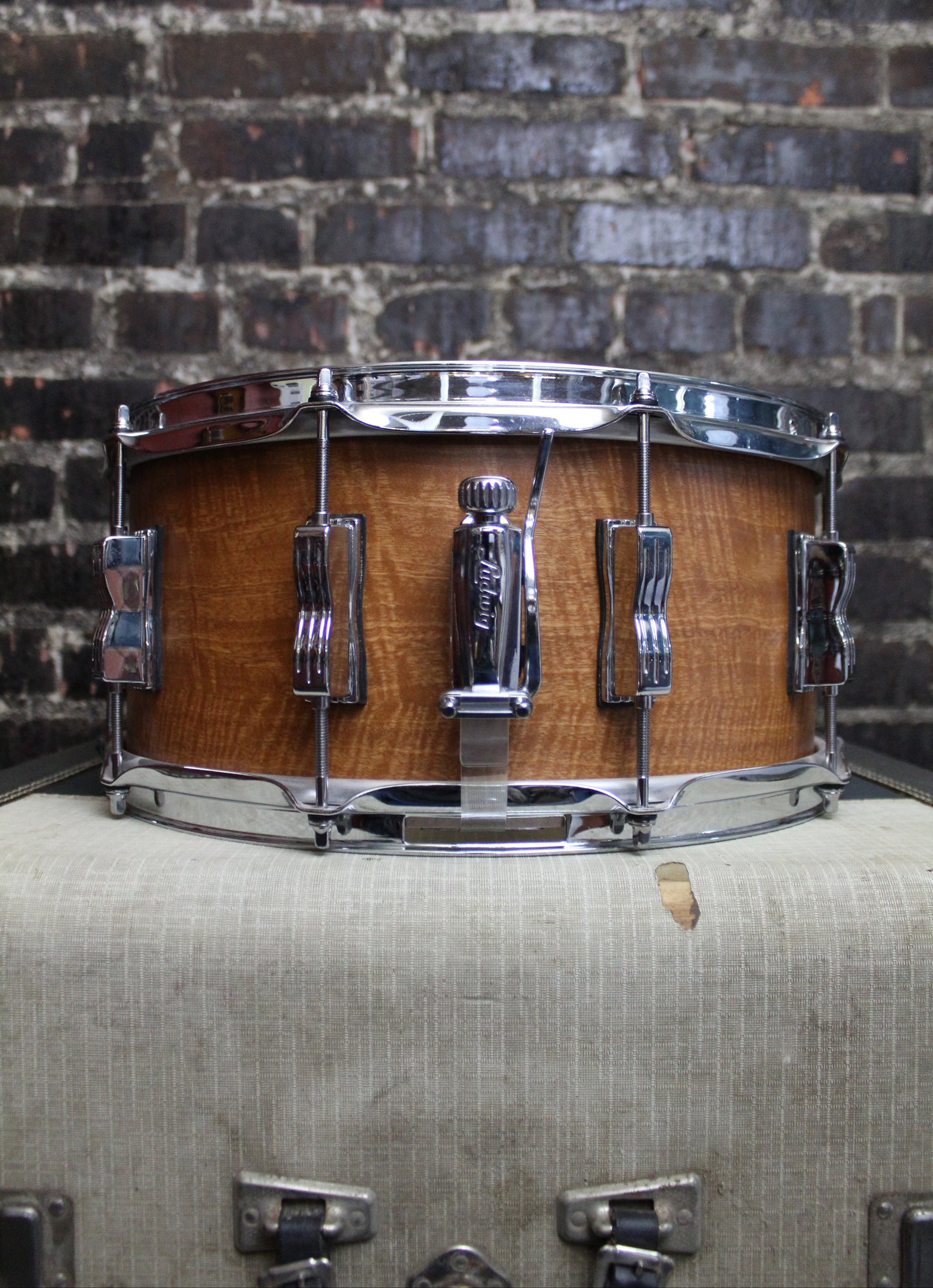 Ludwig NeuSonic Snare Drum - 6.5 x 14 inch - Satin Wood (DEMO)