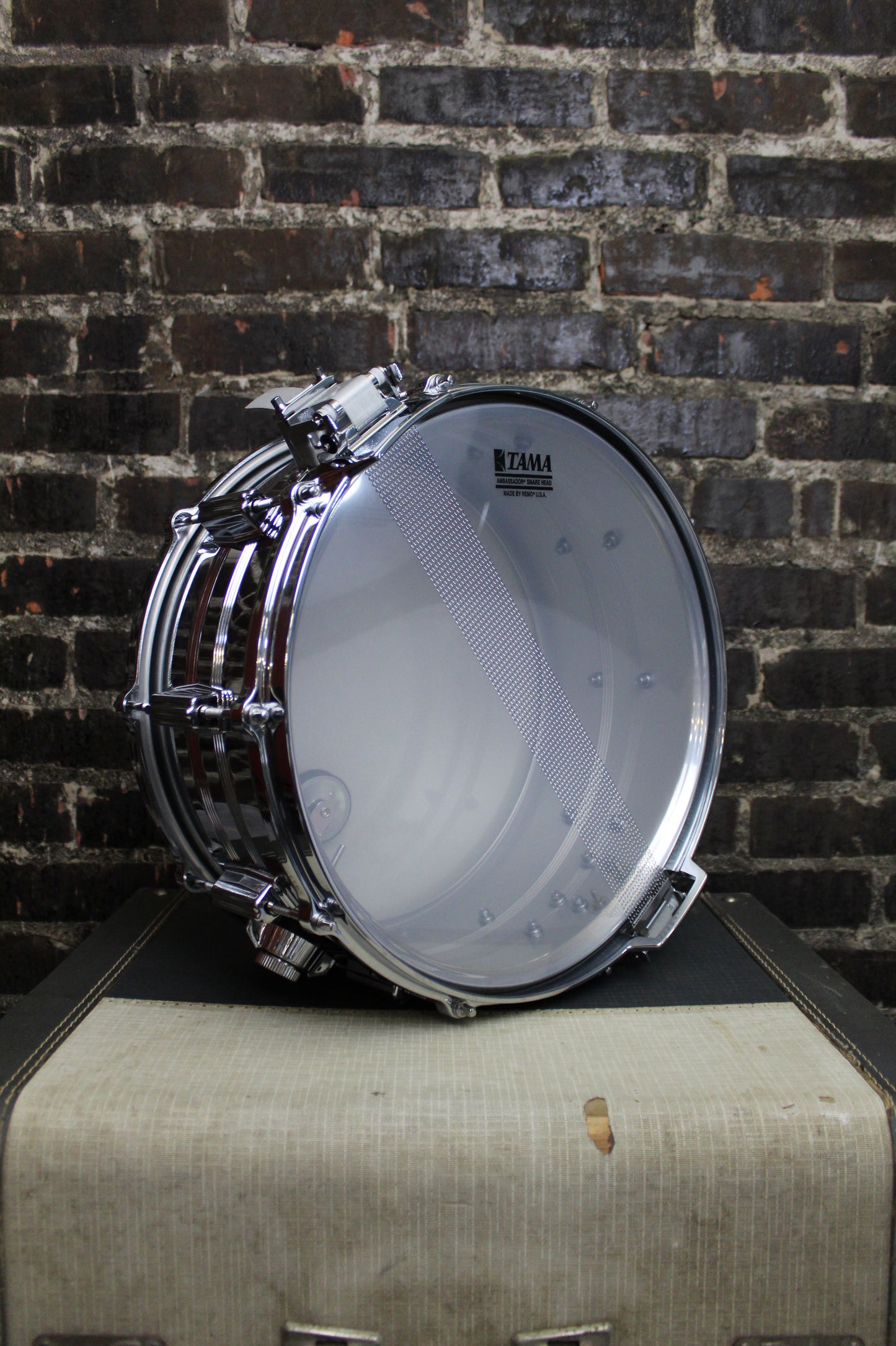 Tama 50th Limited Mastercraft Steel Snare Drum - 5 inches x 14 inches, Polished (DEMO)
